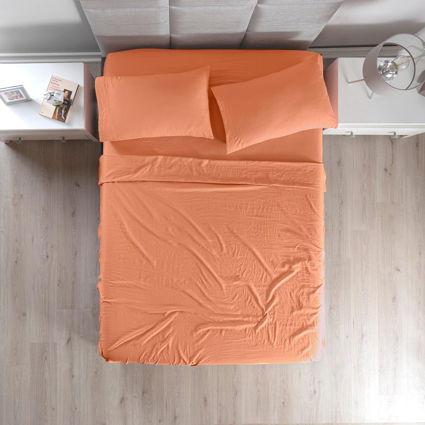 Sábanas Viasoft Washed Coral