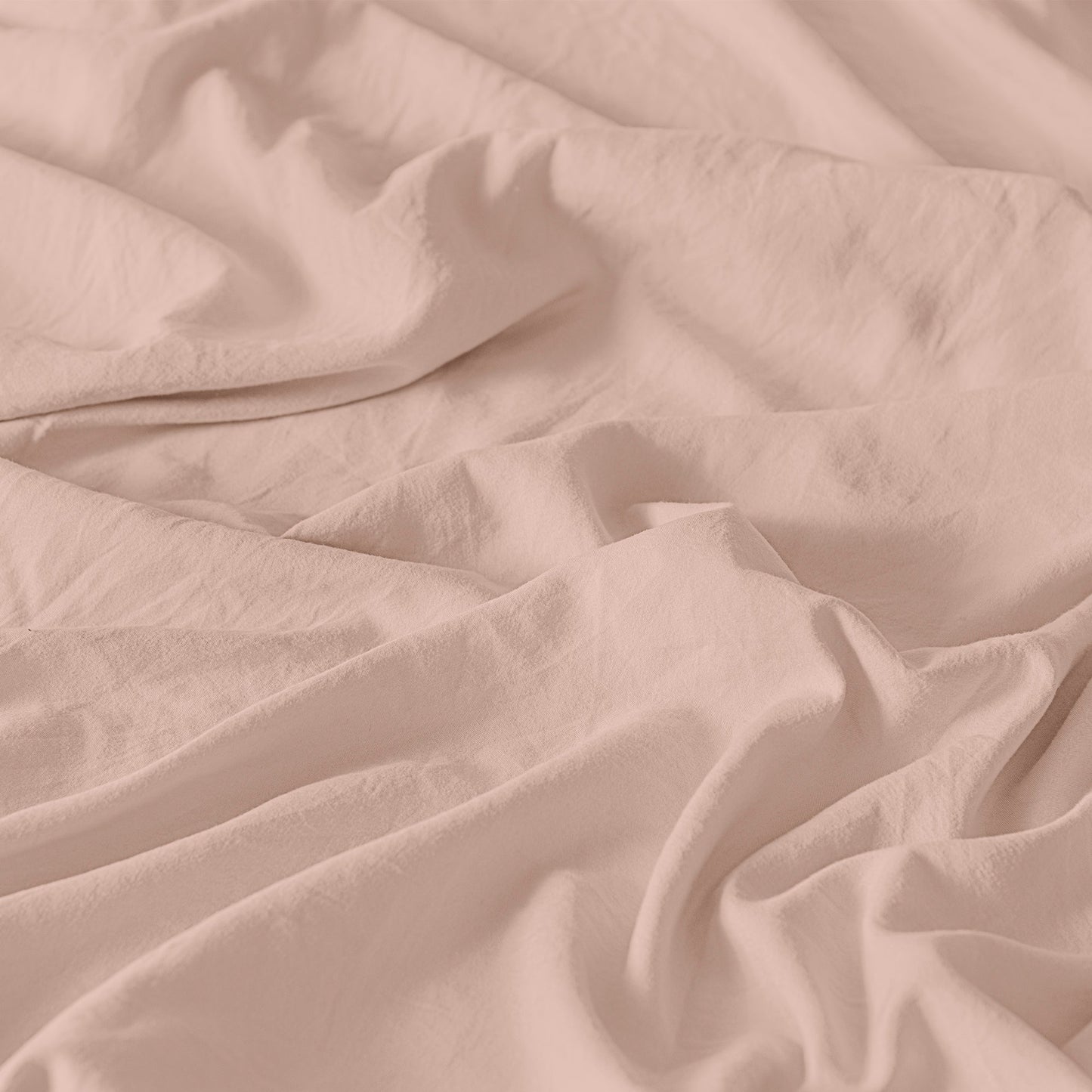 Sábanas Viasoft Washed Sweet Pink