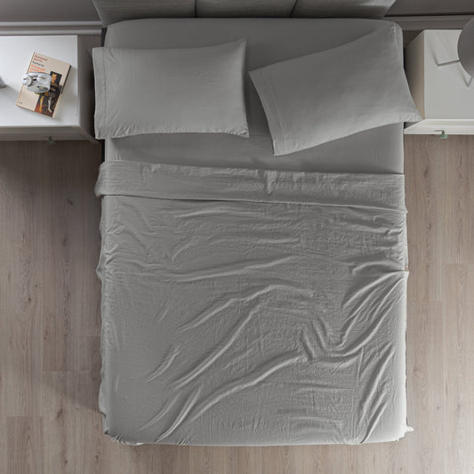 Sábanas Viasoft Washed Gris