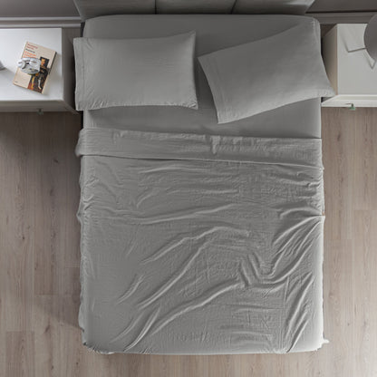 Sábanas Viasoft Washed Gris